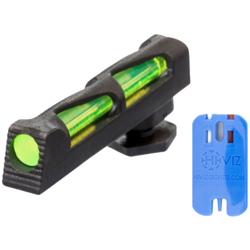 HIVIZ LiteWave® Front Sight for All Glock Models Red, Green & White Interchangeable GL2014