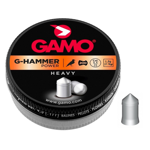 Gamo Pellets G-Hammer Power 0.22 Cal 27.78 Grain - GPHAM22