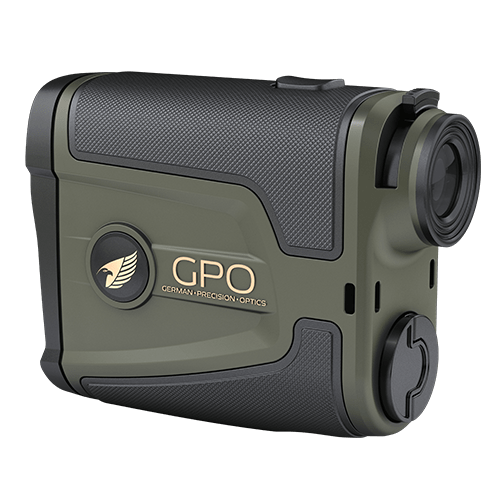 GPO Rangetracker 2000 6x20 Green OLED Laser Rangefinder - GPO-HLRF2001