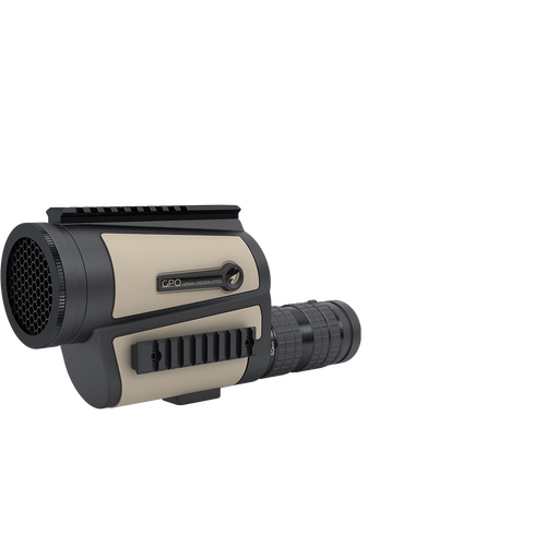 GPO TAC (Tactical) Spotter 15-45x60 PLR Reticle Sand High Performance Spotting Scope - GPO-TS100