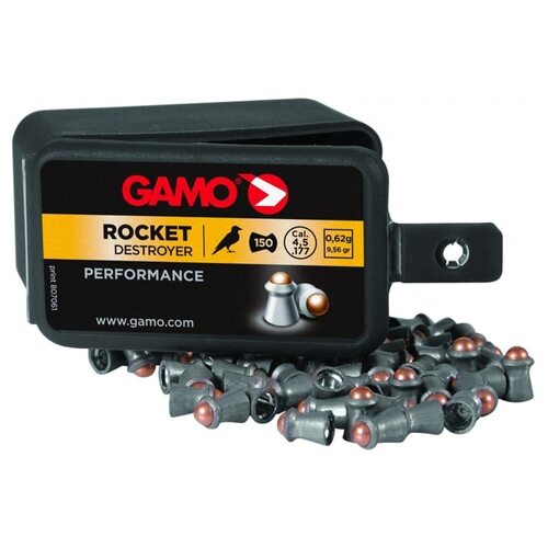 Gamo Rocket Destructor Pellets .177 Cal 9.56 Grain - 150 Pcs GPROCK177