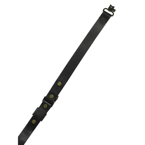 Max-Hunter "Slim Jim" Gun Sling Slimline Black with QD Swivels - GS-011