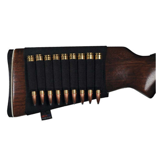 Grovtec Buttstock Cartridge Shell Holder-Rifle Open Style - GTAC81