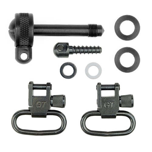 Grovtec Remington 7400 & Four Autoloaders Swivel Set 1" Loops Black - GTSW16