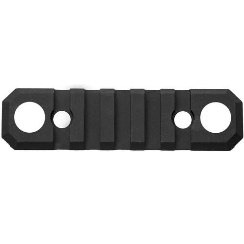 Grovtec AR foreend Picatinny Rail Adapter 3.1" 5-Slot Keymod w/Push Button Base - GTSW231