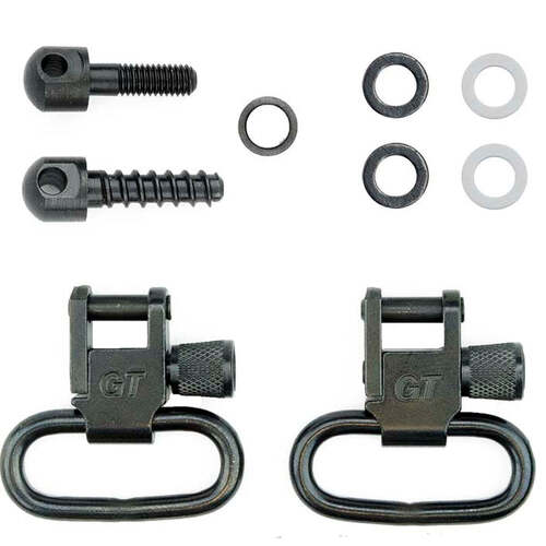 Grovtec Winchester 70A Swivel Set 1" Loops Black - GTSW25