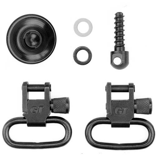Grovtec Mossberg 590/835 12 Gauge Swivel Set 1" Loops Black - GTSW38
