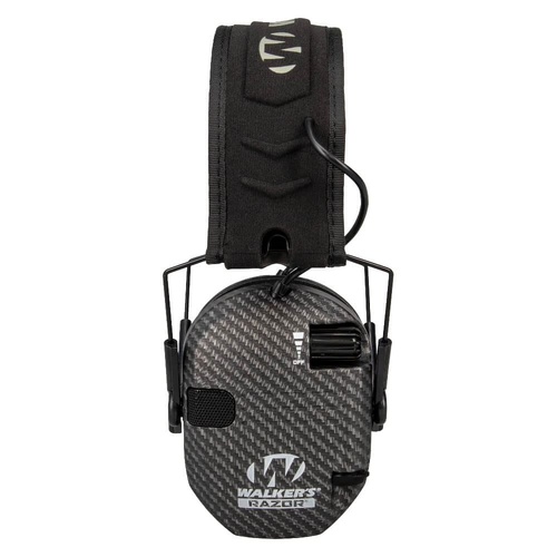 Walker's Razor Slim Electronic Earmuffs - Carbon - GWP-RSEM-CARB