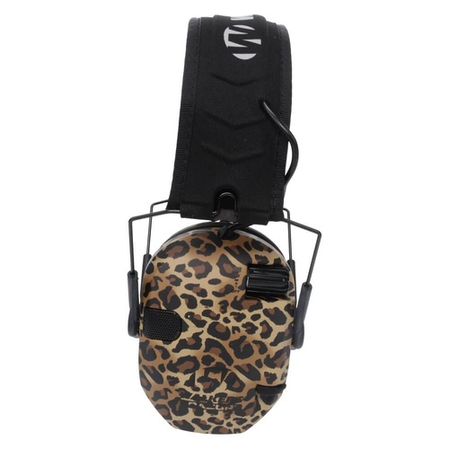 Walker's Razor Slim Electronic Earmuffs - Leopard Print - GWP-RSEM-LEO