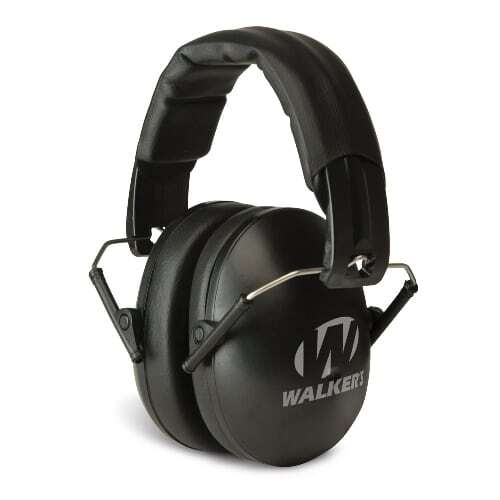 Walkers Game Ear Passive Youth/Women's Folding Muffs 27db - Black - GWP-YWFM2