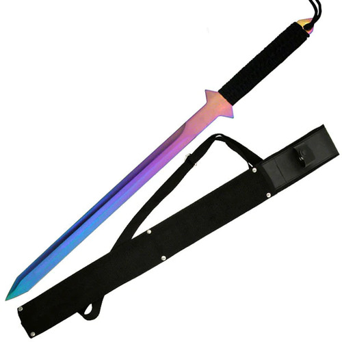 Ninja Sword Double Edged Rainbow Effect