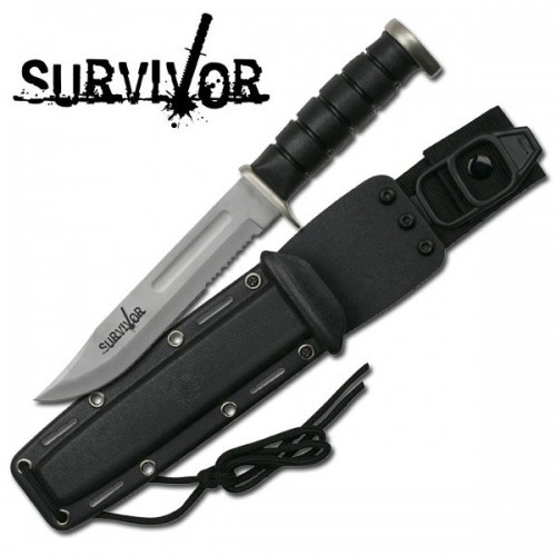 Survivor Survival Knife Tactical & Military Hunting & Survival Tools - HK-9936
