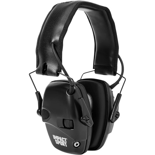 Howard Leight Impact Sport Electronic Earmuffs - Black Class 4 - R-02524-A