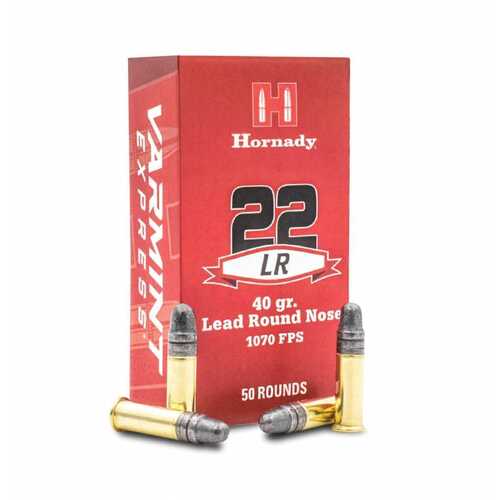 Hornady .22 LR Varmint Express 40 gr  Lead Round Nose 50 Pk 83211