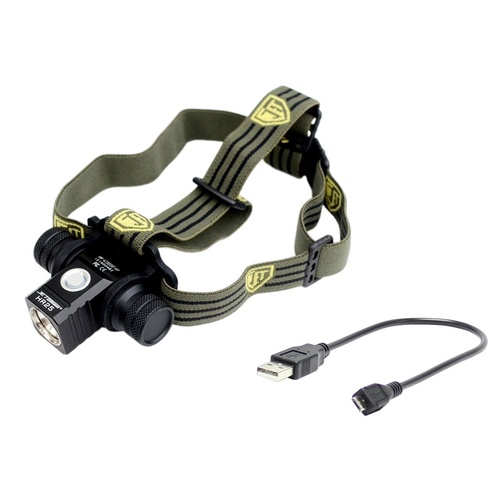 JETBeam HR25 USB Rechargeable LED Headlamp - 800 Lumens - HR25