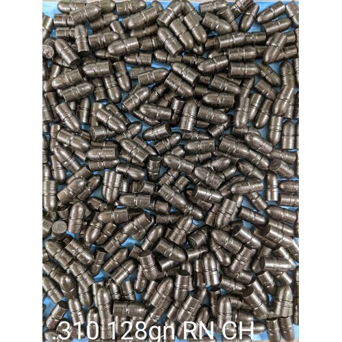 HRBC .310 cal 128gn Round Nose Flat Base Cadet Heeled Projectiles - 500 Pk - HRBC310128RNC500