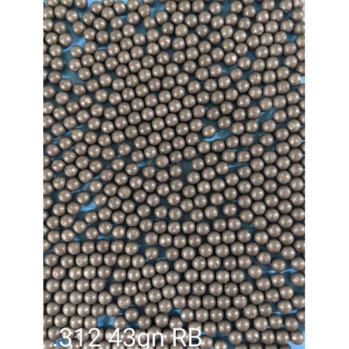 HRBC .312 cal 43gn Round Ball Rolled Projectiles - 500 Pk - HRBC31243RB500