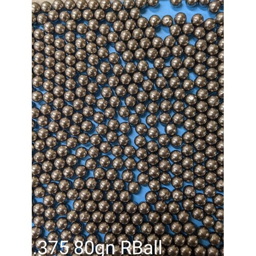 HRBC .375 cal 80gn Round Ball Rolled Projectiles - 500 Pk - HRBC37580RB500