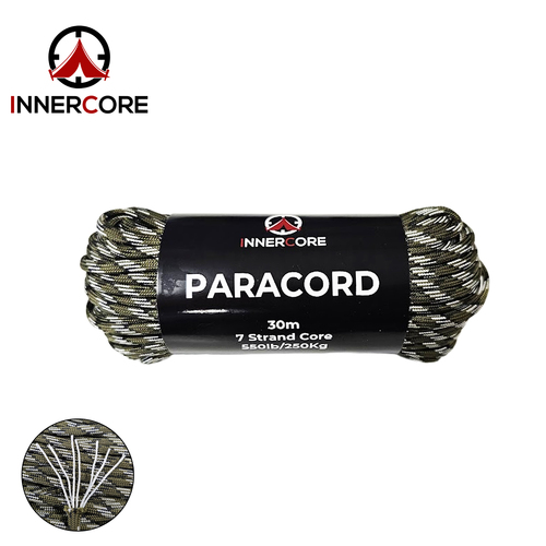 Innercore 100ft 550 Camo Paracord - 7 Strand - IC-8126