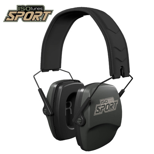Isotunes Defy Slim Passive Earmuffs Green - IT-77