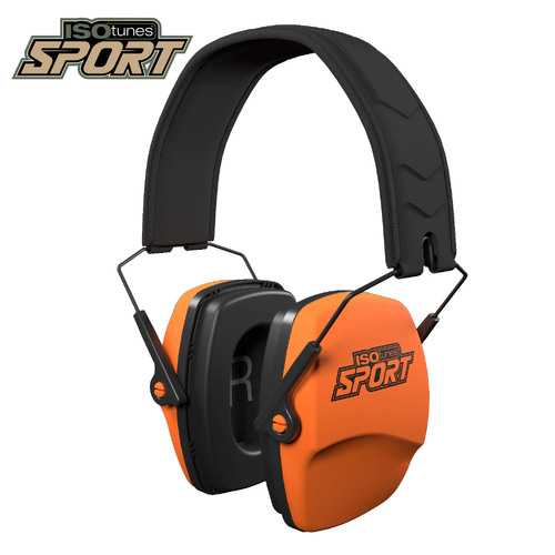 Isotunes Defy Slim Passive Earmuffs Orange - IT-79
