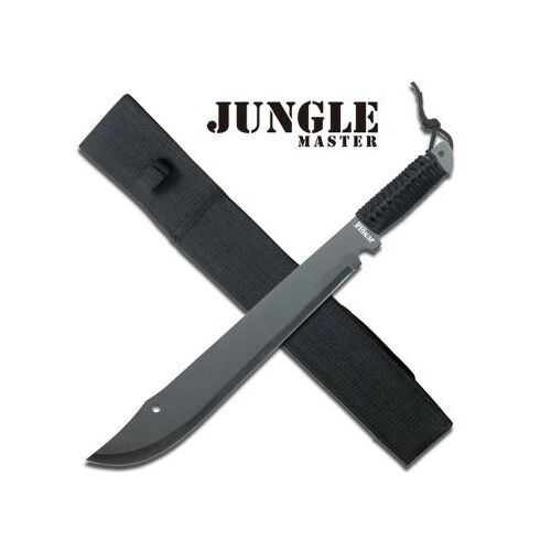 Jungle Master 20" Hunting Outdoor Machete With Paracord Handle