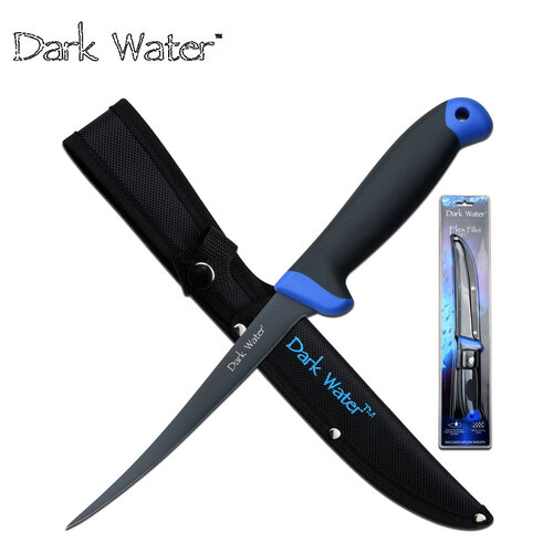 Dark Water Rubber Handle Flex Fillet knife - K-DW-FIX004CS