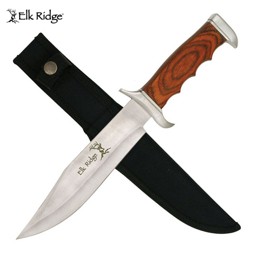 Elk Ridge Wooden Bowie Knife - K-ER-012