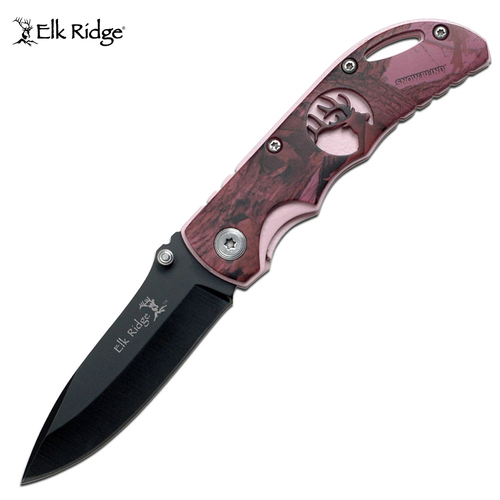 Elk Ridge Purple Camo Pocket Knife - K-ER-134PC