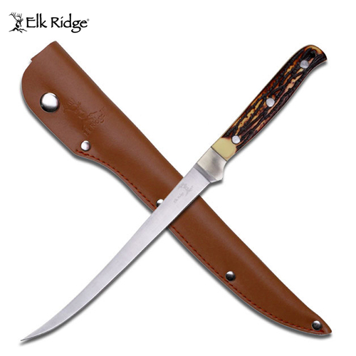 Elk Ridge Bone Handle Fillet Knife - K-ER-146