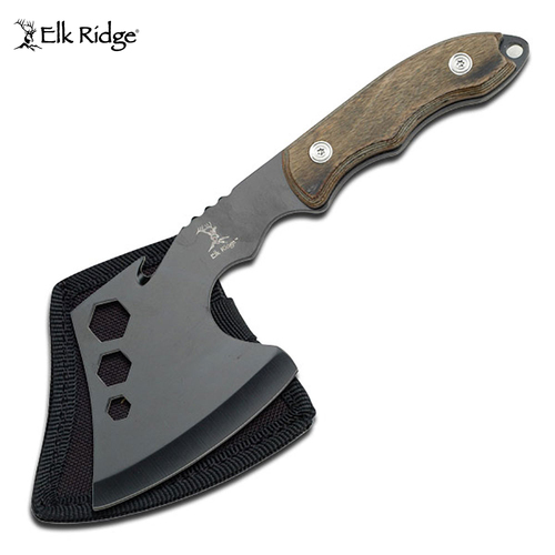 Elk Ridge Brown Wooden Handle Axe - K-ER-199