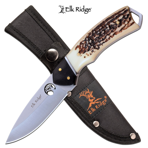 Elk Ridge Jigged Bone Handle Knife - K-ER-200-21JB