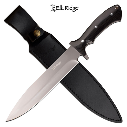 Elk Ridge Steel Blade Hunting Knife - K-ER-200-25BK