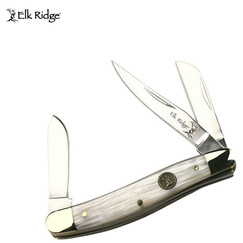Elk Ridge Mother of Pearl 3 Blade Pocket Knife - K-ER-323WP