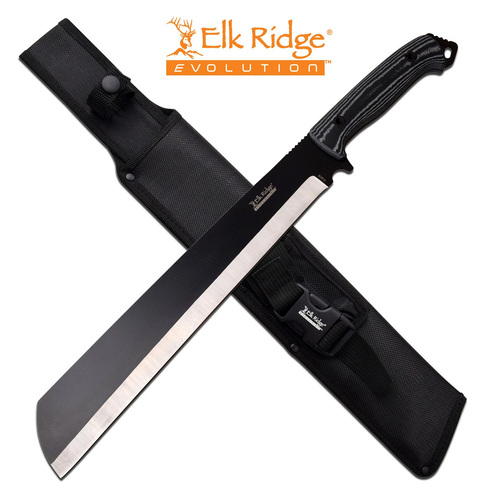 Elk Ridge Evolution Micarta Handle Machete 489mm - K-ERE-MHT001L-BK