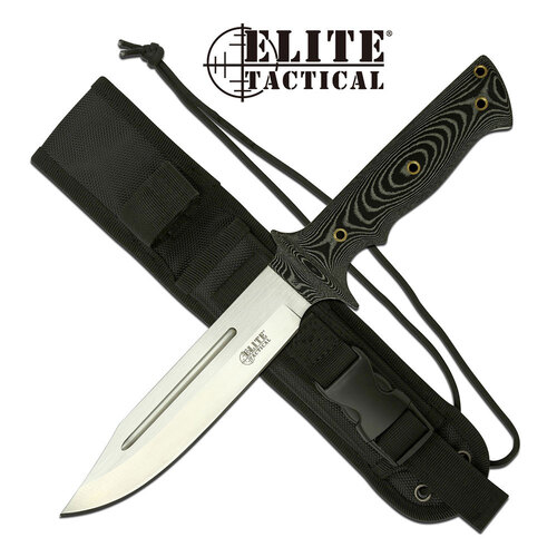 SOG Knives S1TL Bowie 2.0 - 6.4 Black TiNi Finish Plain Edge