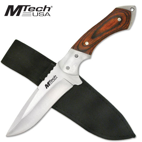 MTech Pakkawood Hunting Knife - K-MT-080