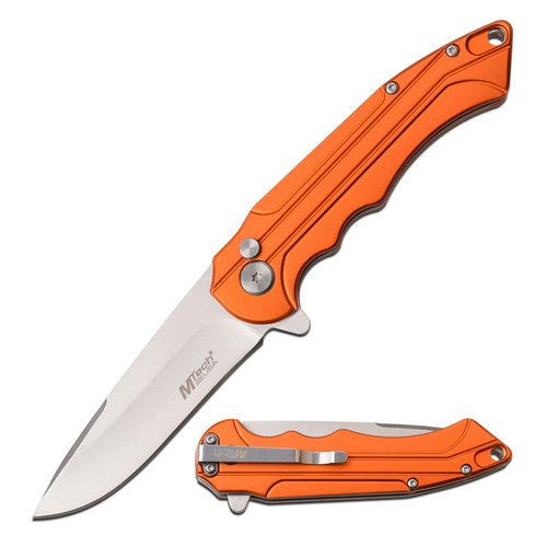 MTech Orange Ball Bearing Pivot Pocket Knife - K-MT-1022OR