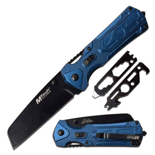 MTech Pocket Knife with Multi-Tools - K-MT-1104BL