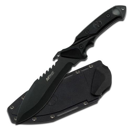 M-Tech Black Sawback Knife - K-MT-20-12