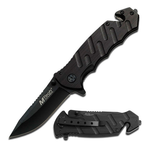 MTech Glassbreaker w Seatbelt Cutter Knife - K-MT-424BK