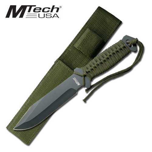 MTech Cord Wrapped Full Tang Knife - K-MT-528C