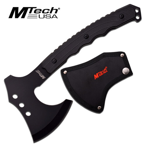 M-Tech Black Tactical Axe w Sheath - K-MT-AXE11B
