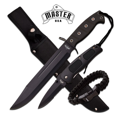 Master USA Black Knife Set - K-MU-1143BK