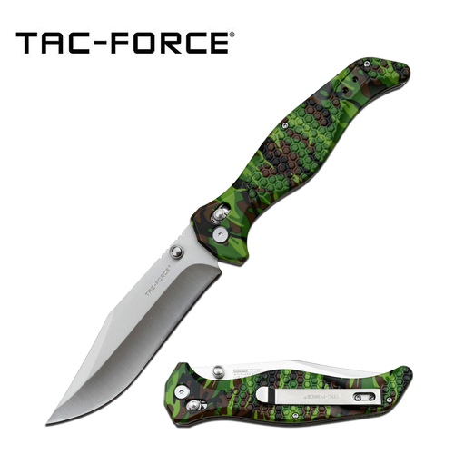 Tac-Force Ball Bearing Camo Folding Knife - K-TF-1046C
