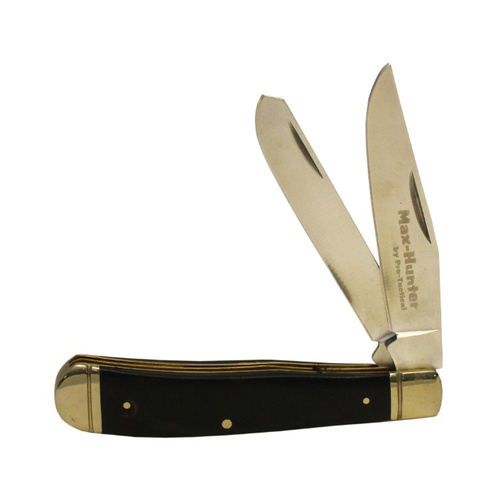 Max-Hunter Trapper 2 Blade Pocket Knife 3.25" Blade - KNV-TRP01