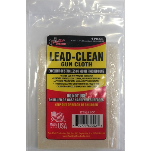 ProShot Gun Care Lead Cleaning Cloth - LCC