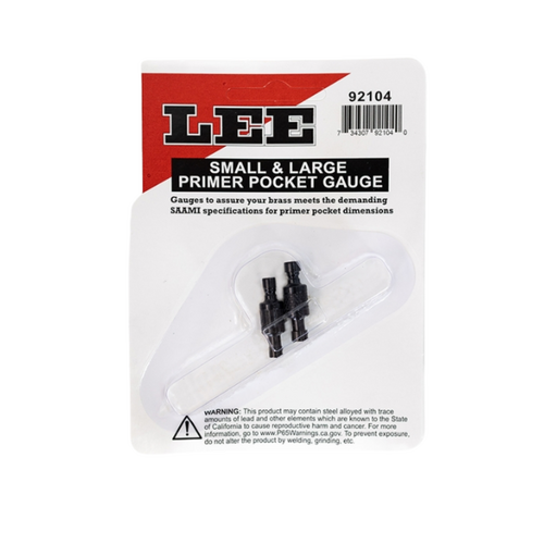 Lee Primer Pocket Gauge Set Small & Large SAAMI - 92104