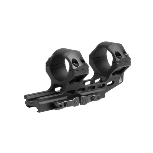 Leapers 30mm Off-Set Ring and Base High 34mm Quick Matte Black Detach  - LP-32234Q