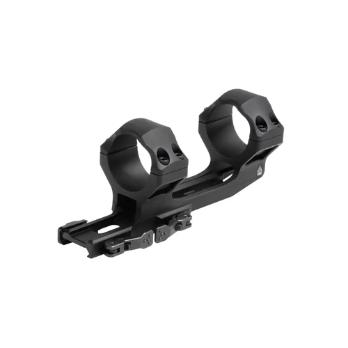 Leapers 34mm Off-Set Ring and Base X-High Matte Black Quick Detach 70mm - LP-42270Q